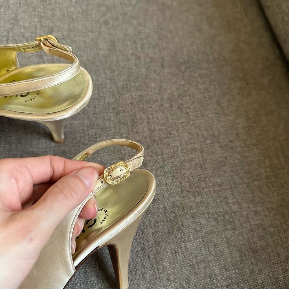 Vintage Chanel captoe slingback heels - Picture 6 of 8